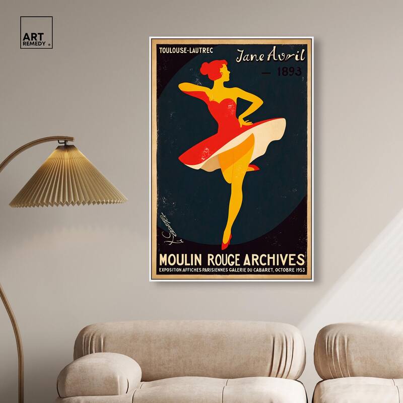 Moulin Rouge Canvas by Art Remedy