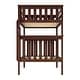 preview thumbnail 14 of 26, Now Furniture Solid Wood Twin Over Twin Bunk Bed with Straight Ladder