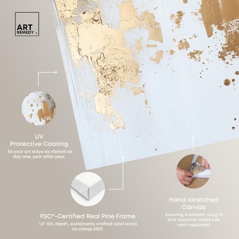 Ghostly Glimmer II Canvas by Art Remedy, Gallery Wrapped