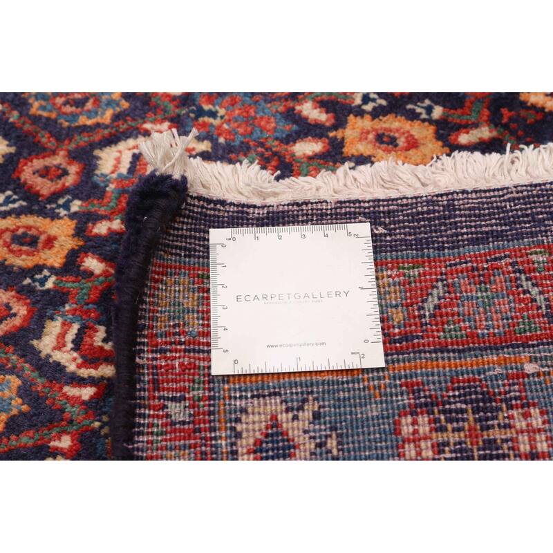 ECARPETGALLERY Hand-knotted Andelz Navy Wool Rug - 3'3 x 9'10