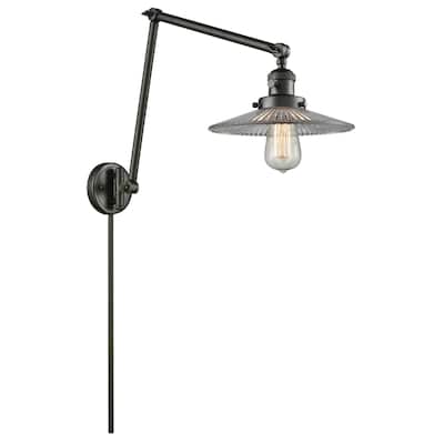 Innovations Lighting Halophane Single Light 30" Tall Wall Sconce