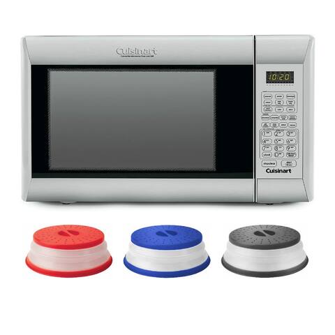 Cuisinart Convection Microwave Oven w/ Grill & 3 Microwave Food Covers