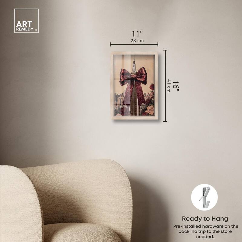 Sparkling Empire State Building Shadowbox by Art Remedy