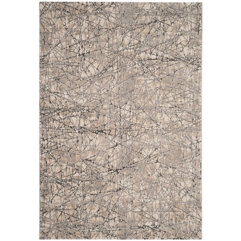 SAFAVIEH Meadow Dorathy Modern Abstract Rug - 5'3" x 7'6" - Beige/Grey