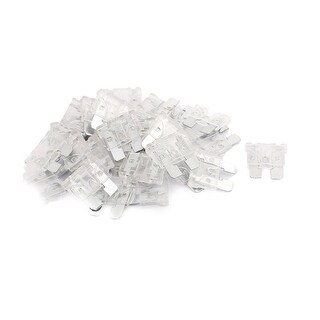 30pcs 25A Fuse Auto Truck SUV Fuses Miniature Fuse White - White,Silver ...
