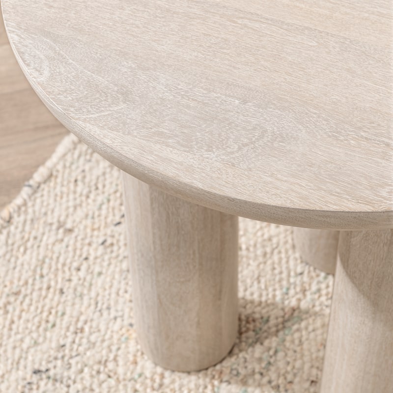 Beau Mango Wood End Table by Kosas Home