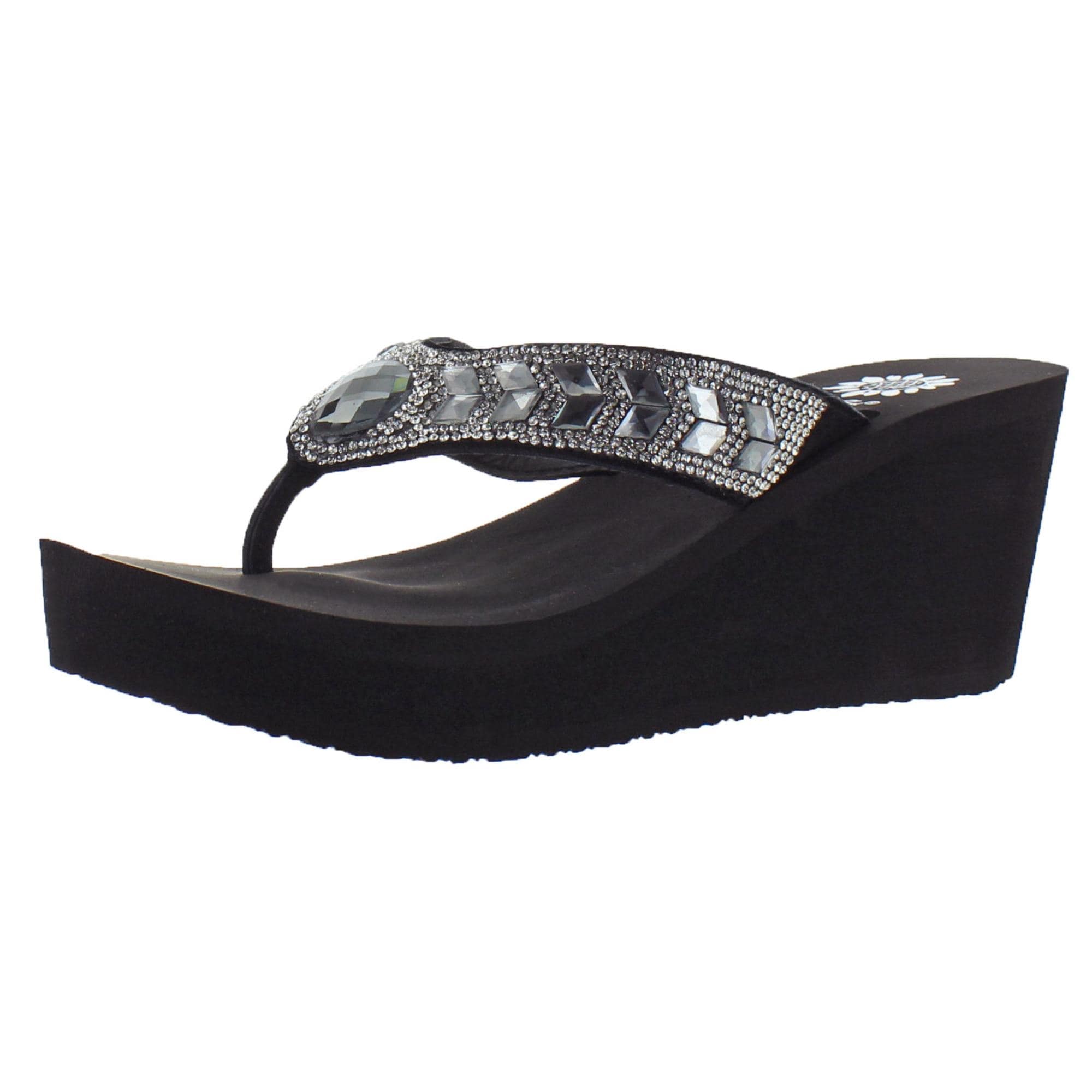 yellow box belmac wedge flip flop