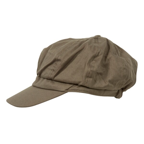 cotton elastic newsboy cap