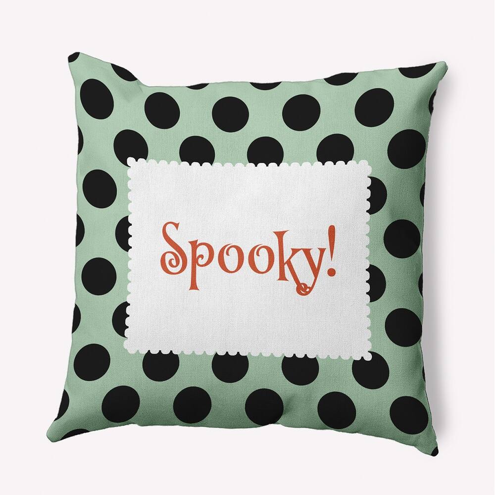 Halloween Spooky Dots Accent Pillow