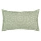 preview thumbnail 60 of 78, Better Trends Rio Collection in Floral Design 100% Cotton Tufted Unique Luxurious Machine Washable Tumble Dry Sage - King Sham