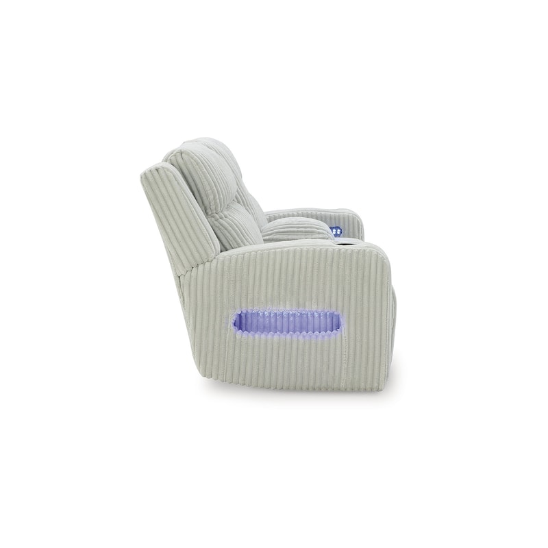 Signature Design by Ashley TwinBrooke Power Reclining Loveseat with Console - 78"W x 44"D x 42"H