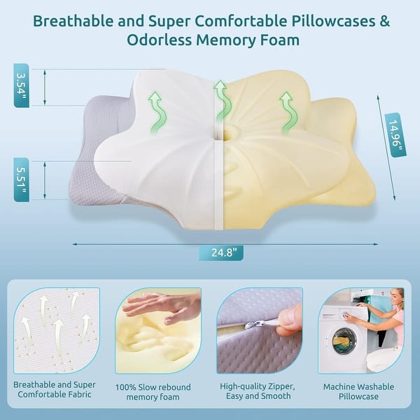 Cervical Pillow for Neck and Shoulder,Ergonomic Neck Support Pillow