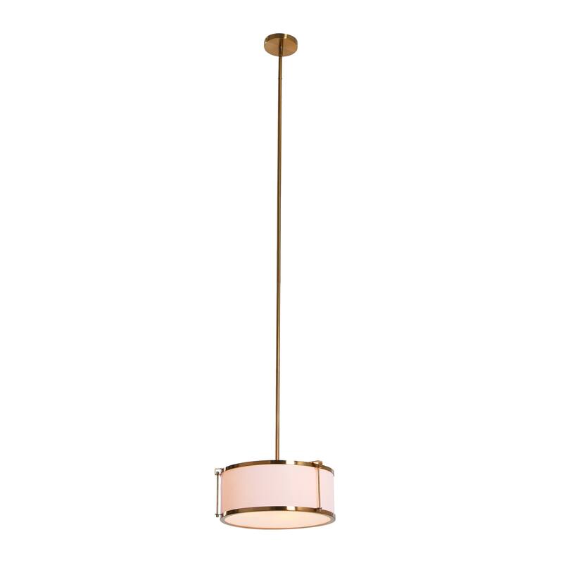 Robert Stevenson Lighting Harrison - Metal Ceiling Light with Linen