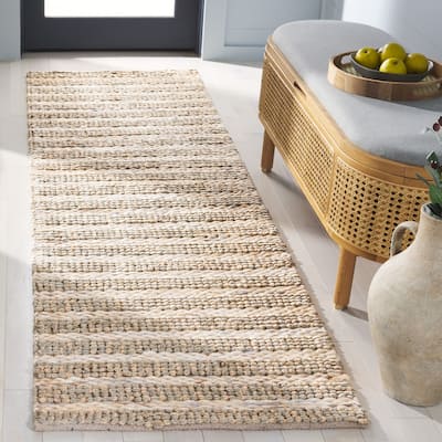 SAFAVIEH Hand-Loomed Natural Fiber Kumi Casual Jute Rug