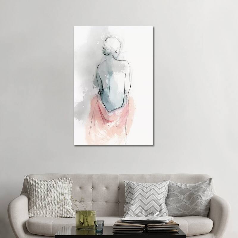 iCanvas "Pastel Woman I" by Isabelle Z Canvas Print - 48x32x1.5
