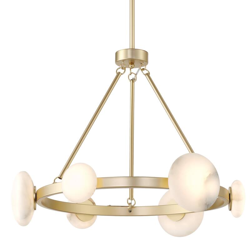 Minka Lavery 3596-L Zill 28" Wide LED Ring Chandelier - Lily Gold