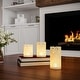 preview thumbnail 1 of 5, Lavish Home 3-Piece Flameless LED Candle Set
