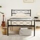 preview thumbnail 29 of 38, VECELO 14 Inch Twin Size Metal Platform Bed Frame,Kids Bed Set of 2, Bed Frame Set of 2