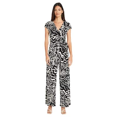 Maggy London Surplice Jumpsuit