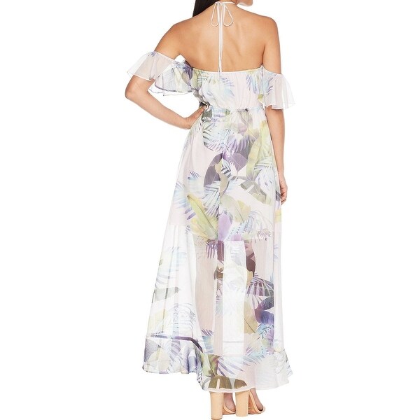cece cold shoulder maxi dress