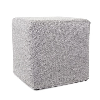 Allan Andrews No Tip Short Block Ottoman with Cover, Panama Collection