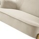 preview thumbnail 27 of 117, Barbara 43" Contemporary Velvet Loveseat Sofa with Goldtone Metal Legs by HULALA HOME