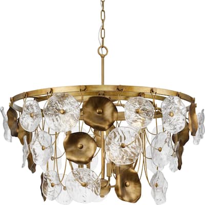 Progress Lighting P400365 Loretta 9 Light 36" Wide Ring Chandelier