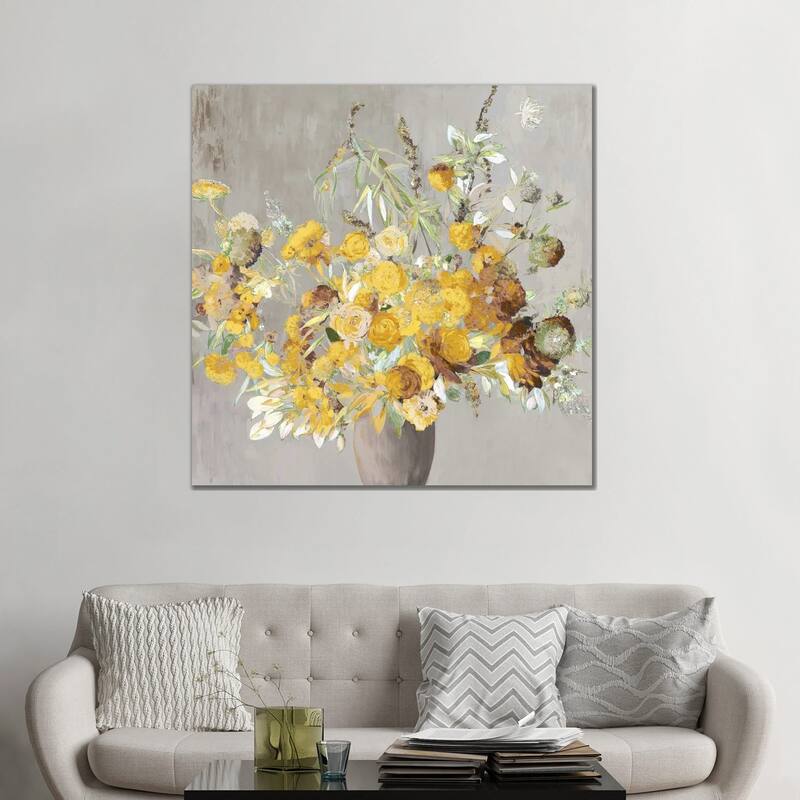 iCanvas "Summer Yellow Bouqet" by Asia Jensen Canvas Print