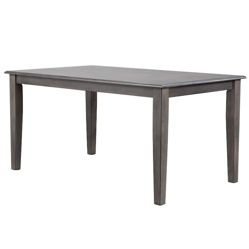 Rectangular Dining Table - 60 Inch Table Seats 6 - Modern Farmhouse Kitchen Table - 36