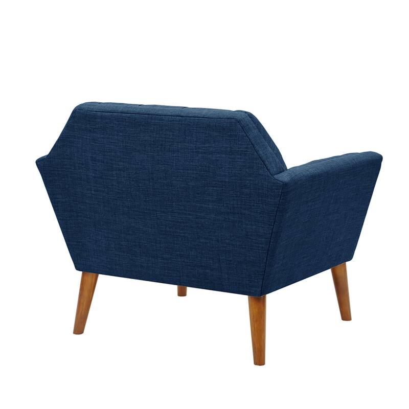 Roomfitters Mid Century Modern Lounge Chair with Button Tufting, Upholstered Accent Chair for Living Room