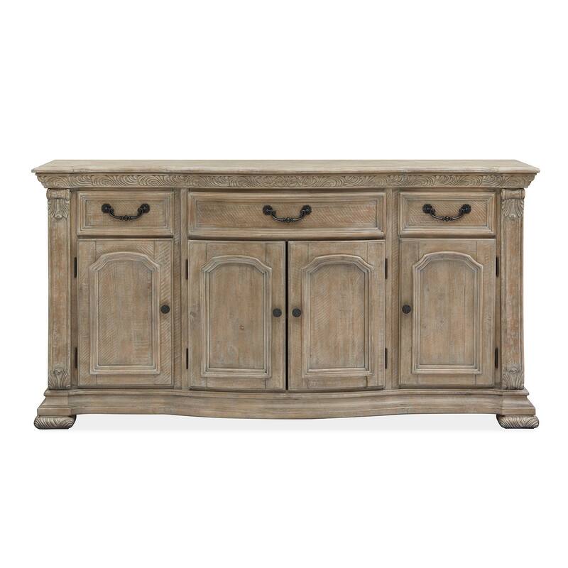 Magnussen Home Marisol Fawn Buffet - 68.63''W x 20''D x 36''H