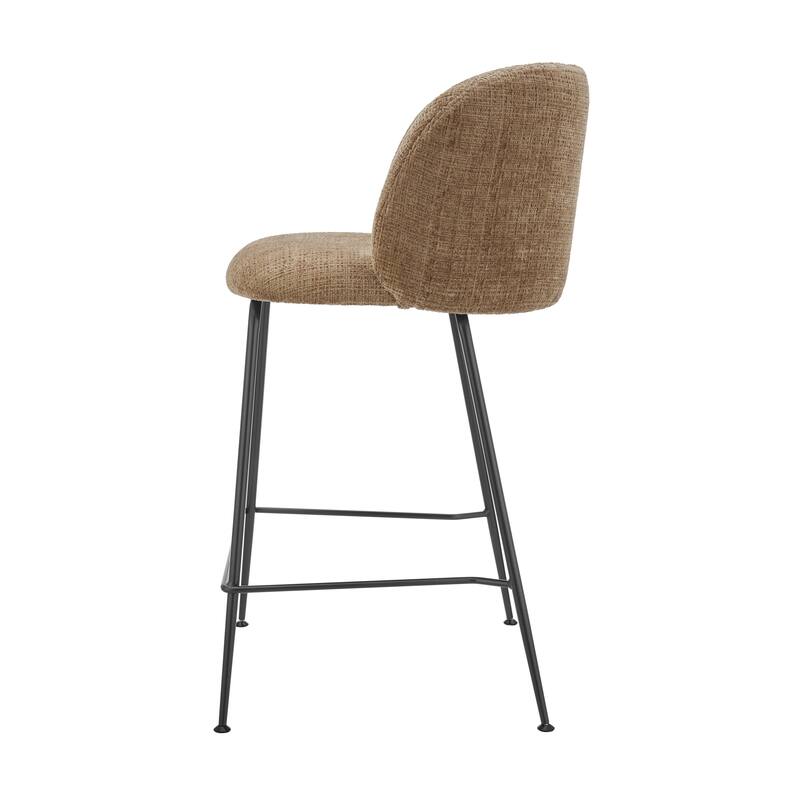 NPD Furniture Millie Fabric Counter Stool (Set of 2)