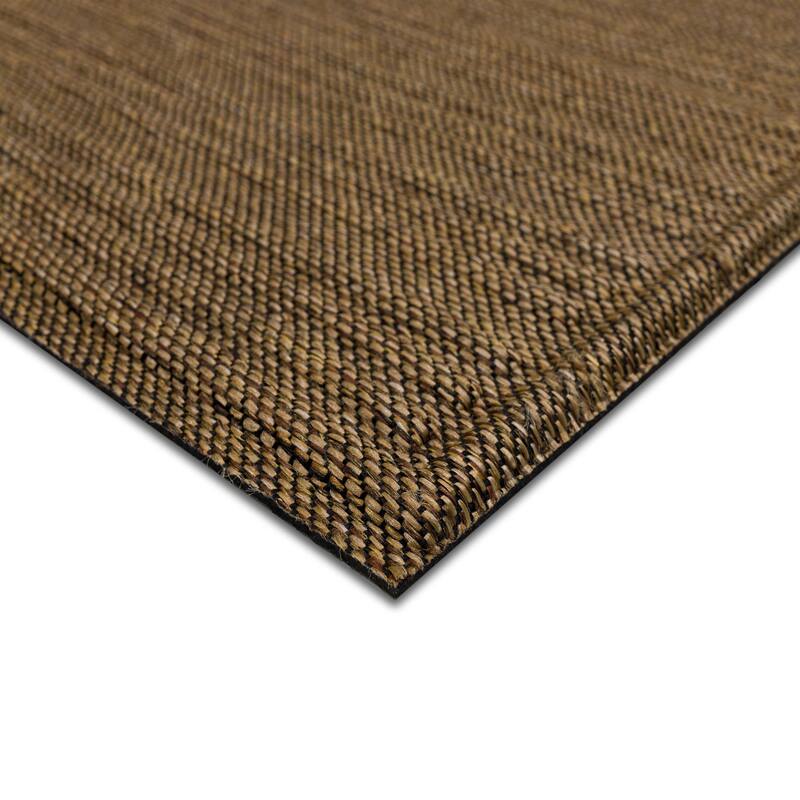 Mohawk Home Jacquard Ribbed Brown 2' X 3' Door Mat - 2' x 3'
