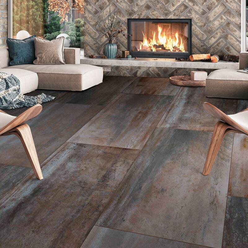 Ackland AKNPTVAN24X48M-PL Vante - 24" x 48" Porcelain Solid Floor and