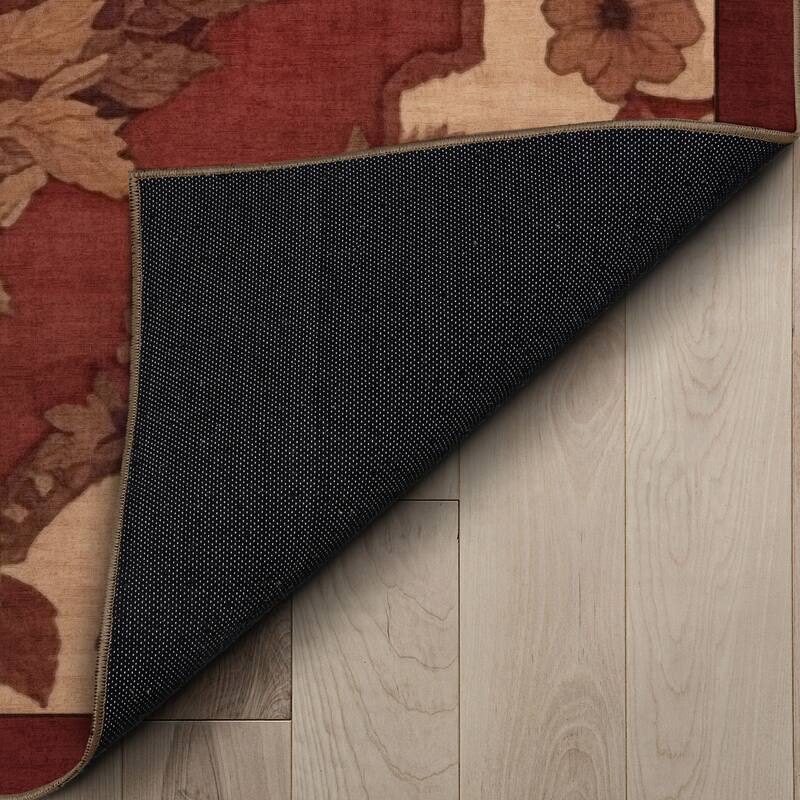 Well Woven Apollo Deer with Antlers Novelty Animal Print Flat-Pile Rug