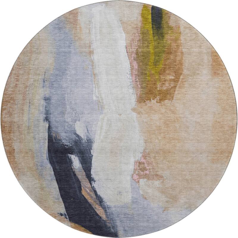 Premium Washable Super Soft Abstract Brushstrokes Mayfield Rug