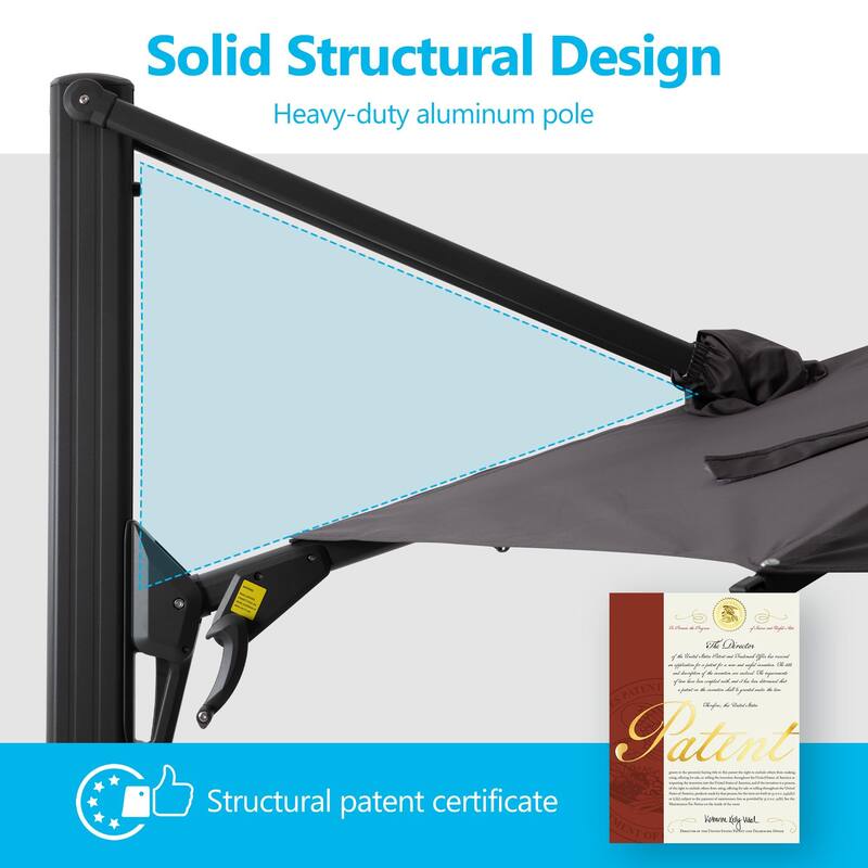 Royalcraft 11 ft Cantilever Patio Offset Umbrella