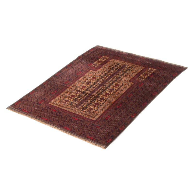 Teimani Brown Rug 3'1" x 4'6" - 3'1 x 4'6