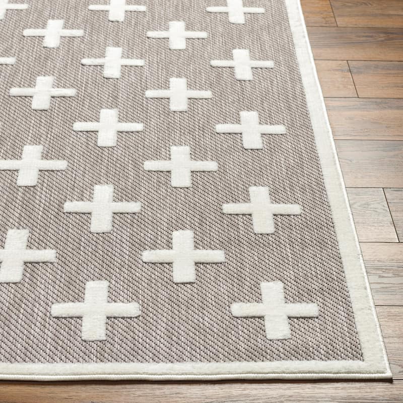 Livabliss San Diego Outdoor Safe Casual Geometric Area Rug