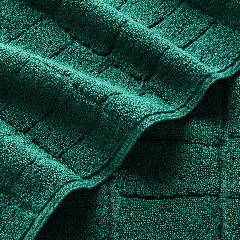 Lacoste Croc Scale Cotton Bath Towel, Hand Towel, and Washcloth