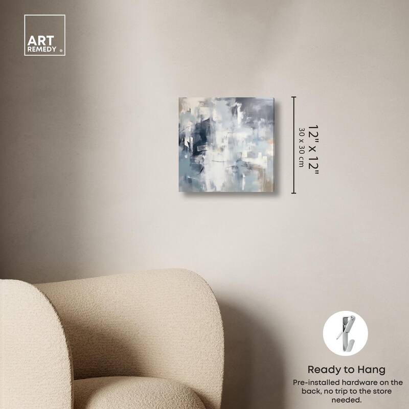 Enigma of Blue Canvas by Art Remedy, Gallery Wrapped