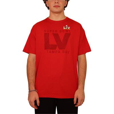 Starter Mens Super Bowl Lv Tampa Bay Graphic T-Shirt