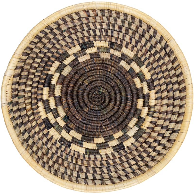 Livabliss Maribelle Hand Woven Grass Wall Basket