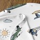 preview thumbnail 4 of 4, Sweet Jojo Designs Green Vintage Airplane Boy Nursing Breastfeeding Pillow Cover Case (Pillow Not Included) Transportation Cloud