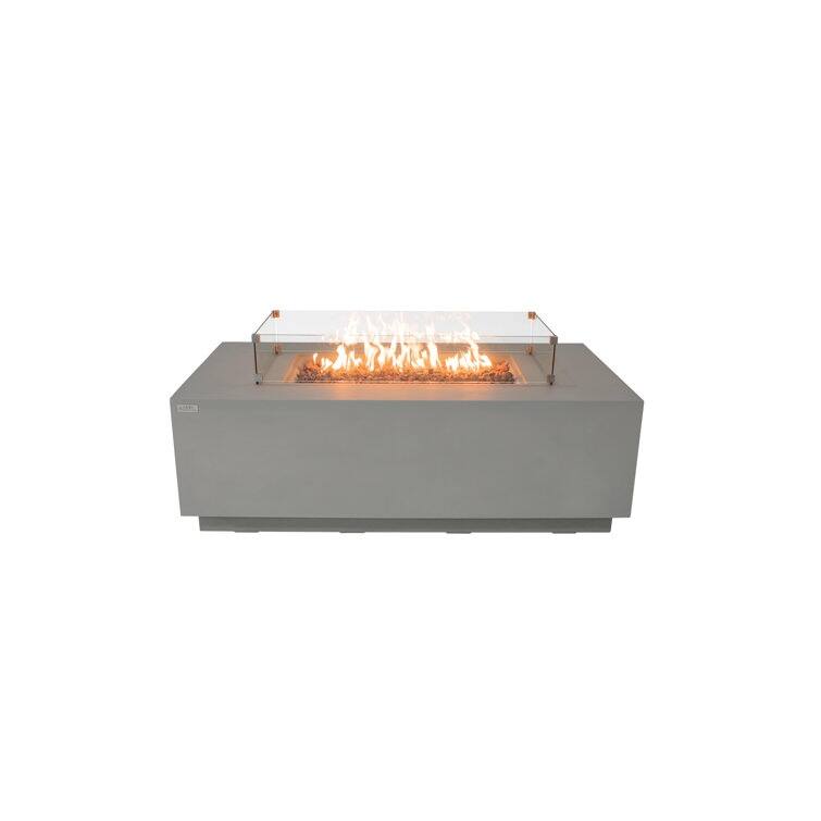 Sedona 66" Fire Pit Table w/ Hidden Propane Tank Drawer Bundle