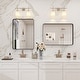 preview thumbnail 21 of 192, KIOTEE Modern Metal Frame Wall Mounted Bathroom Vanity Mirror with 5-year warranty