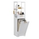 preview thumbnail 17 of 24, VECELO Tilt Out Laundry Hamper Cabinet with Laundry Baskets Hamper Bathroom Storage Cabinet Laundry Cabinet with Drawer