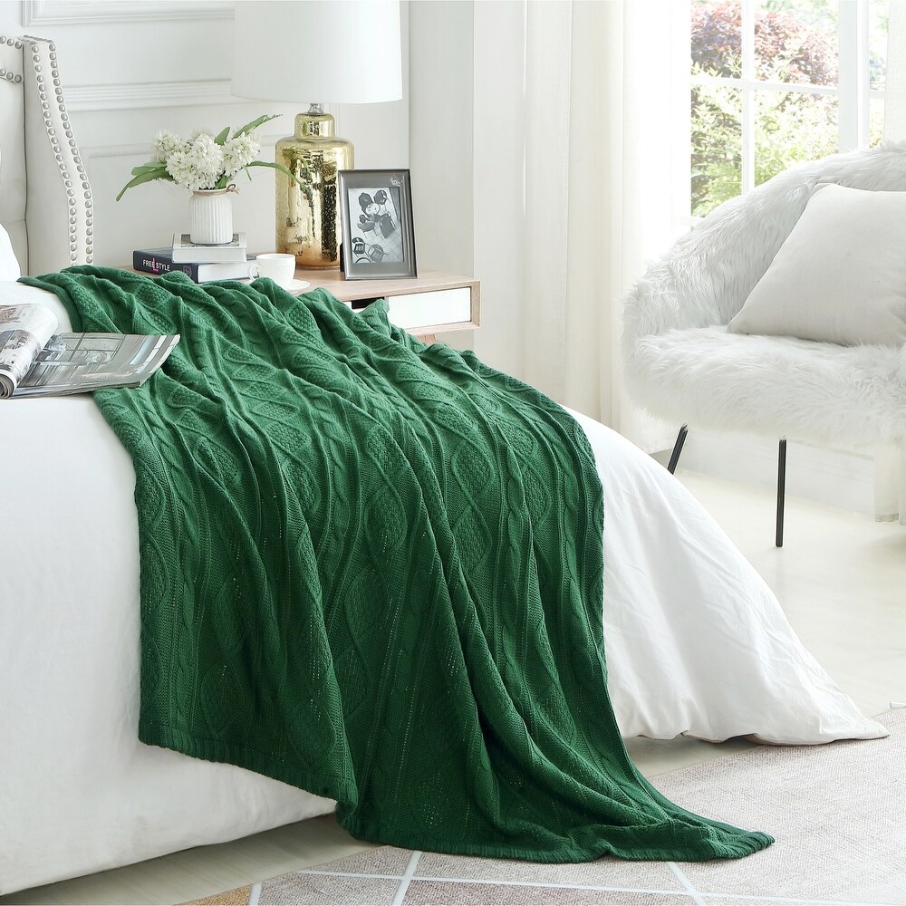 Moon Night Wolf Velvet Plush Throw Blanket Sherpa Bedding Thin Quilt 60''×80'' 