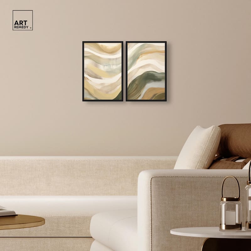 Dunes of Time I Canvas Set of 2 by Art Remedy