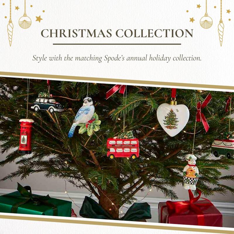 Spode Tree Snowman Baker Ornament